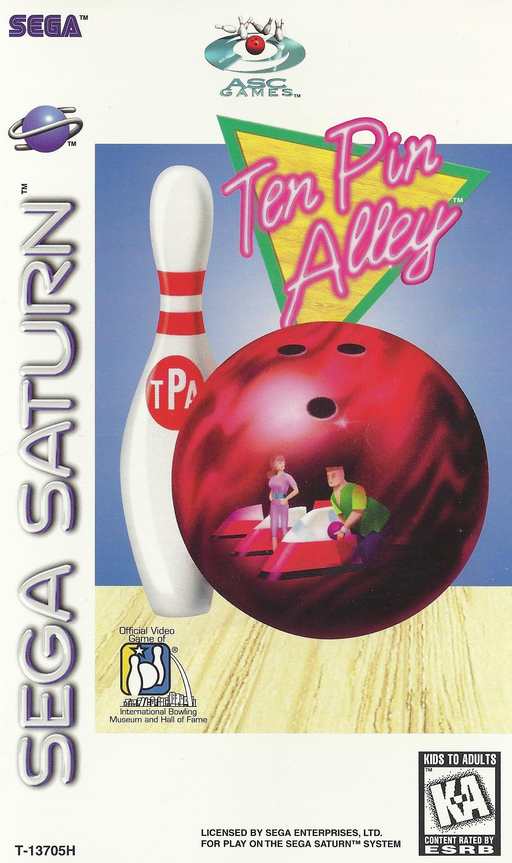 Ten Pin Alley box art for Sega Saturn